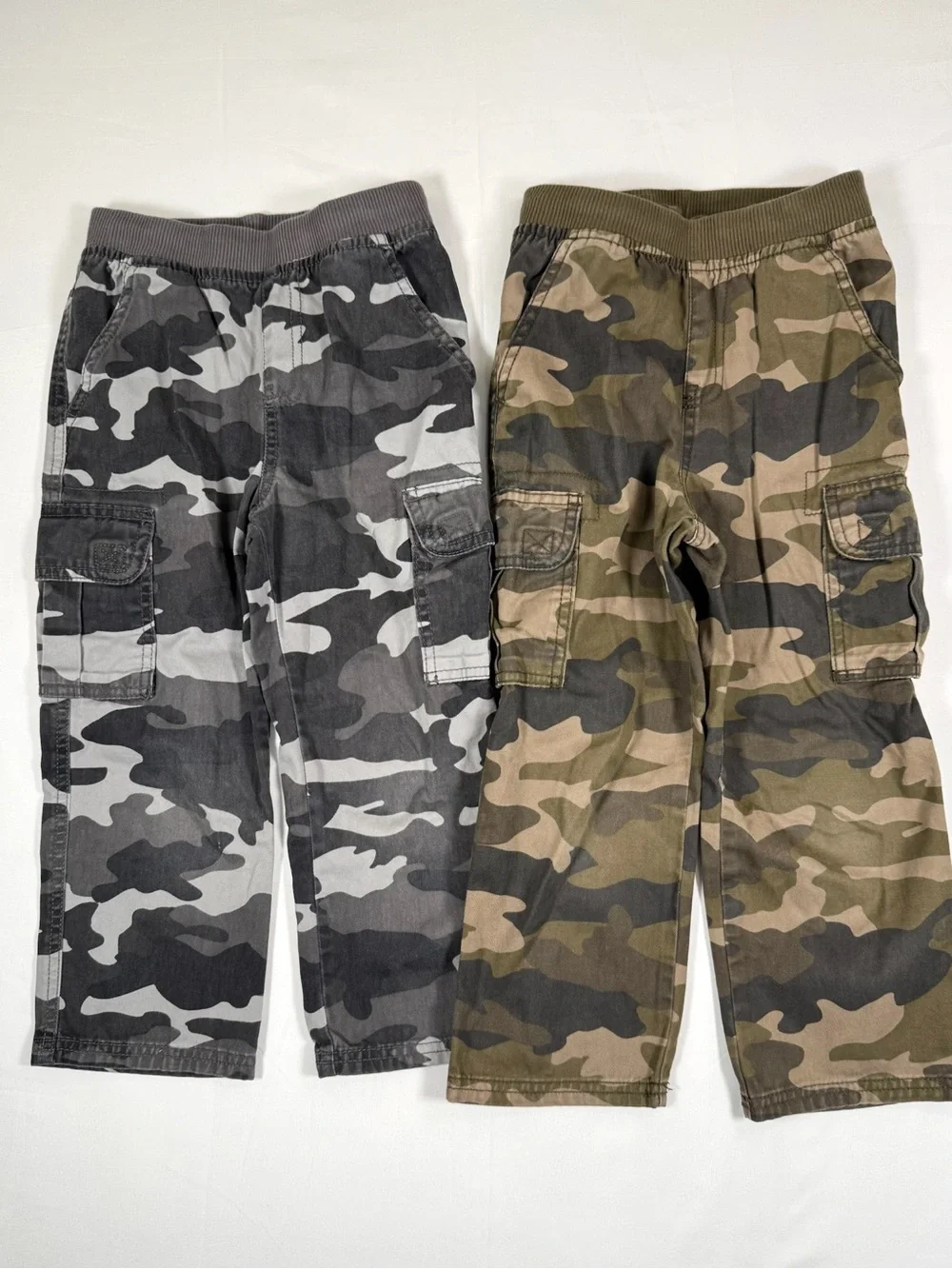 THE CHILDRENS PLACE Boys Cargo Pants Lot Size 4T Camo Military Streetwear